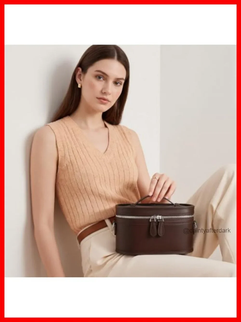 Box Crossbody Purse with Top Handle & 2 Straps, Structured Square Handbag, PU